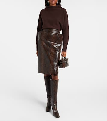 Pouch Falabella Small efecto serpiente | Stella McCartney