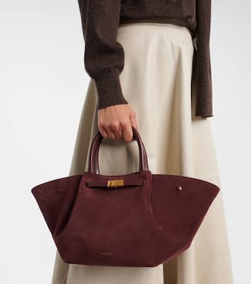 New York Medium suede tote bag | DeMellier
