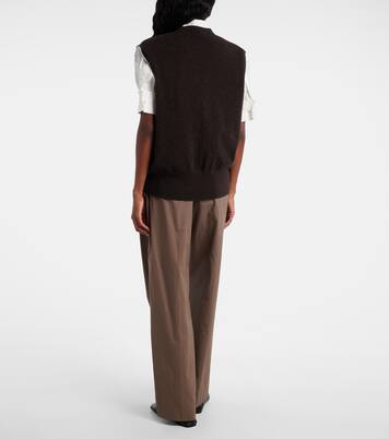 Levi cashmere sweater vest | The Row