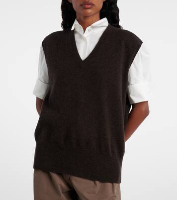 Levi cashmere sweater vest | The Row