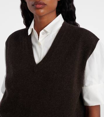 Levi cashmere sweater vest | The Row