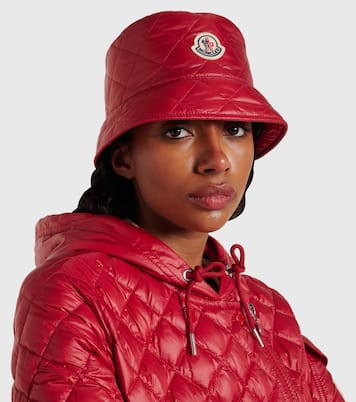 Logo quilted bucket hat | Moncler