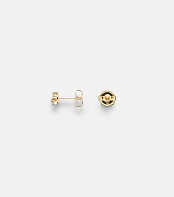 18kt gold earrings with diamonds | Suzanne Kalan