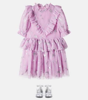 Embroidered ruffled tulle dress | Stella McCartney Kids