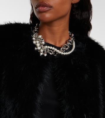 Embellished faux pearl necklace | Simone Rocha