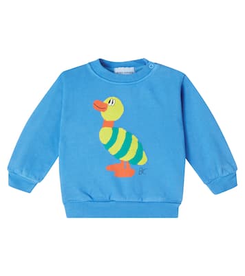 Printed cotton fleece sweatshirt | Bobo Choses