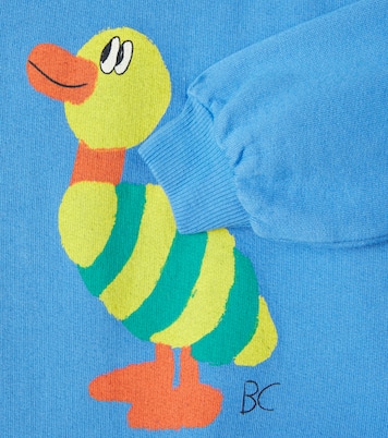 Printed cotton fleece sweatshirt | Bobo Choses