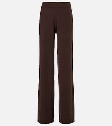 Wool and cashmere straight pants | Jardin des Orangers
