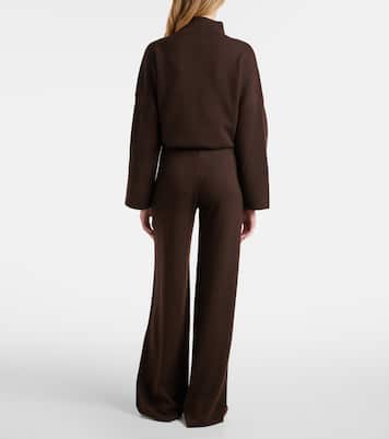 Wool and cashmere straight pants | Jardin des Orangers