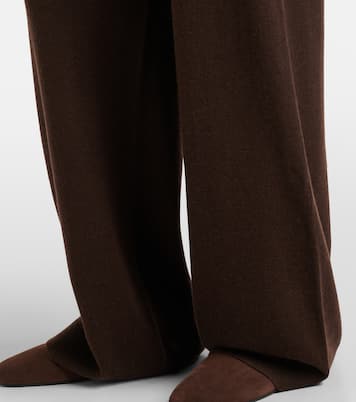 Wool and cashmere straight pants | Jardin des Orangers