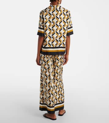Camisa Sonore de sarga de seda estampada | Eres