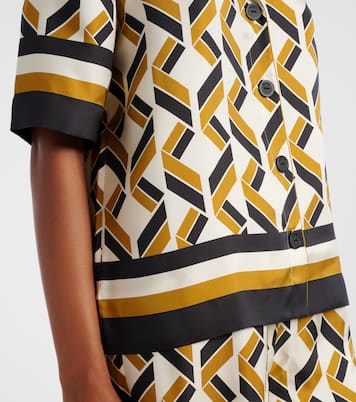 Camisa Sonore de sarga de seda estampada | Eres