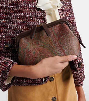 Clutch Arnica de lona en jacquard | Etro