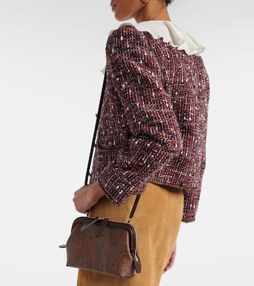 Clutch Arnica de lona en jacquard | Etro