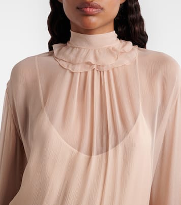 Minikleid aus Seidenmusselin | Chloé