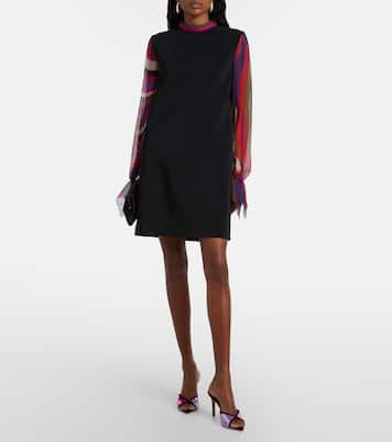 85 suede-trimmed metallic leather mules | Gianvito Rossi