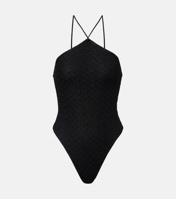 Zigzag cutout lamé swimsuit | Missoni