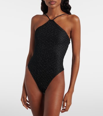 Zigzag cutout lamé swimsuit | Missoni