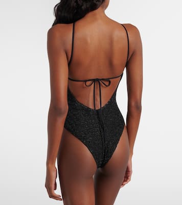 Zigzag cutout lamé swimsuit | Missoni