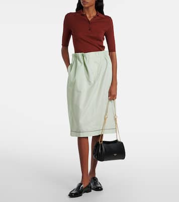 Tumulte leather shoulder bag | Prada