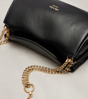 Tumulte leather shoulder bag | Prada