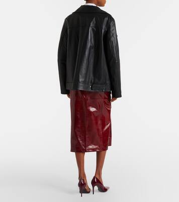 Bleistiftrock aus Leder  | Sportmax