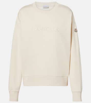 Logo cotton jersey sweatshirt | Moncler