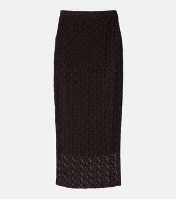 تنورة ميدي من الدانتيل Mia | Velvet