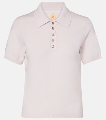 Cotton and cashmere polo shirt | Jardin des Orangers