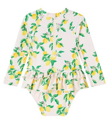 Bebé - bañador Narice estampado con volantes | Molo