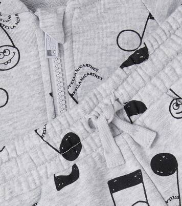 Baby cotton fleece hoodie and shorts set | Stella McCartney Kids