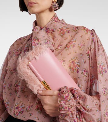 Schultertasche Marlene Small aus Shearling | Dolce&Gabbana