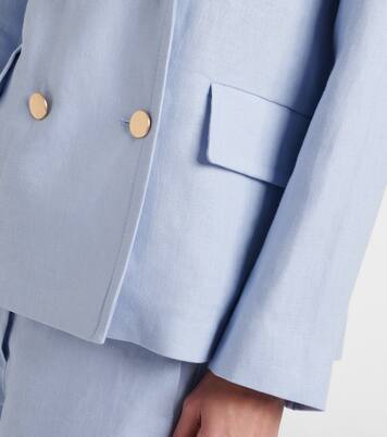 Avenue double-breasted linen blazer | 'S Max Mara