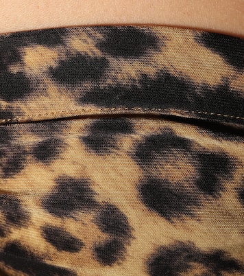 Top bikini Bill a stampa leopardata | Norma Kamali