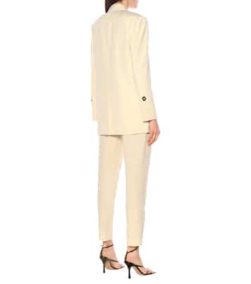 Double-breasted twill blazer | Proenza Schouler