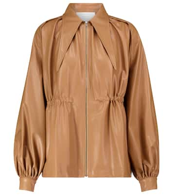 Giacca Ari in similpelle | Deveaux New York