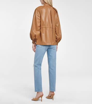 Giacca Ari in similpelle | Deveaux New York