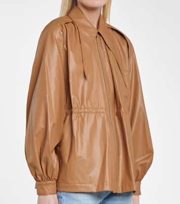 Giacca Ari in similpelle | Deveaux New York