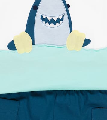Bébé – Ensemble t-shirt et short en coton | Il Gufo