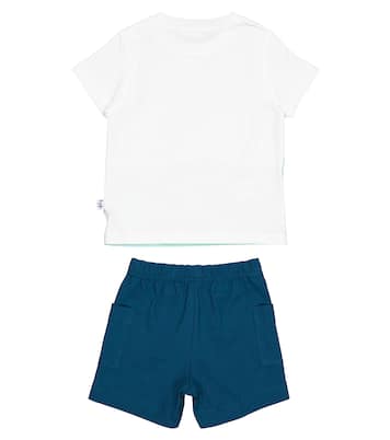 Bébé – Ensemble t-shirt et short en coton | Il Gufo