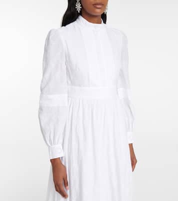Robe de mariée longue Ulrica en coton mélangé | Erdem