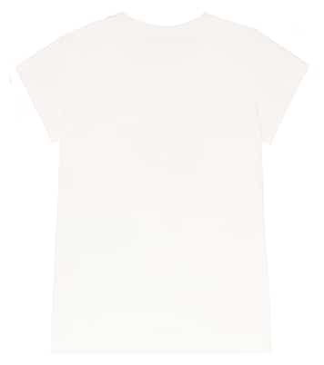 T-shirt en coton mélangé à fleurs | Monnalisa