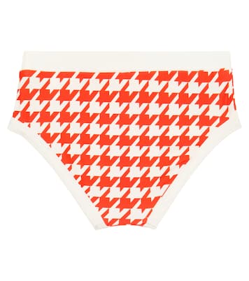 Houndstooth embroidered bikini bottoms | Mini Rodini