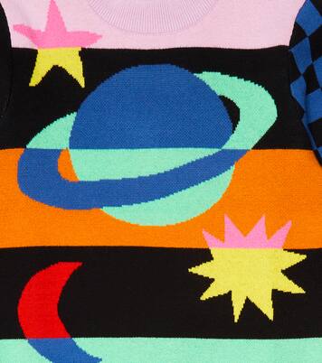 Pullover in jacquard di misto cotone | Stella McCartney Kids