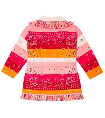 Cardigan Striped Bandana aus Kaschmir | Alanui Kids