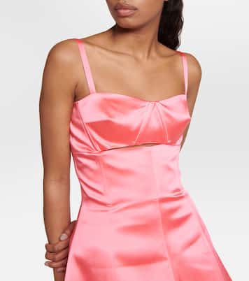 A-line cotton-blend minidress | Patou