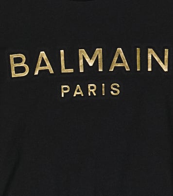 Abito in jersey di cotone | Balmain Kids