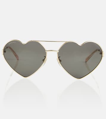 Heart-shaped sunglasses | Gucci