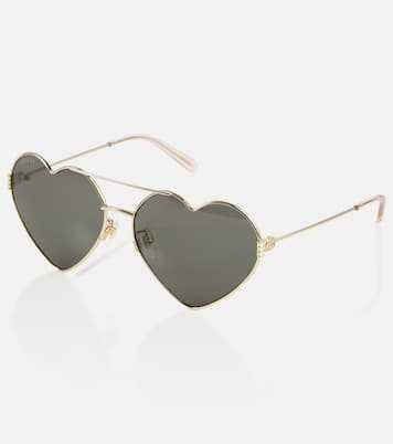 Heart-shaped sunglasses | Gucci