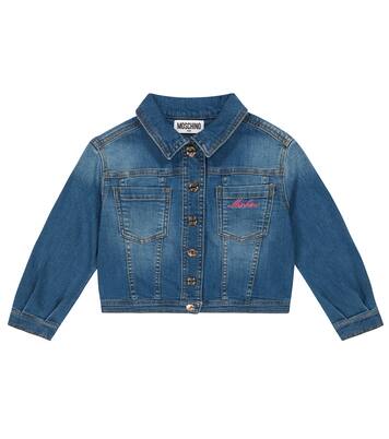 Chaqueta en denim bordada | Moschino Kids